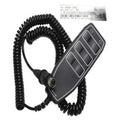 Handset, 6 Button, Black, Coil Cable, Linak HB40, to suit Sertain S4000 Care Chair