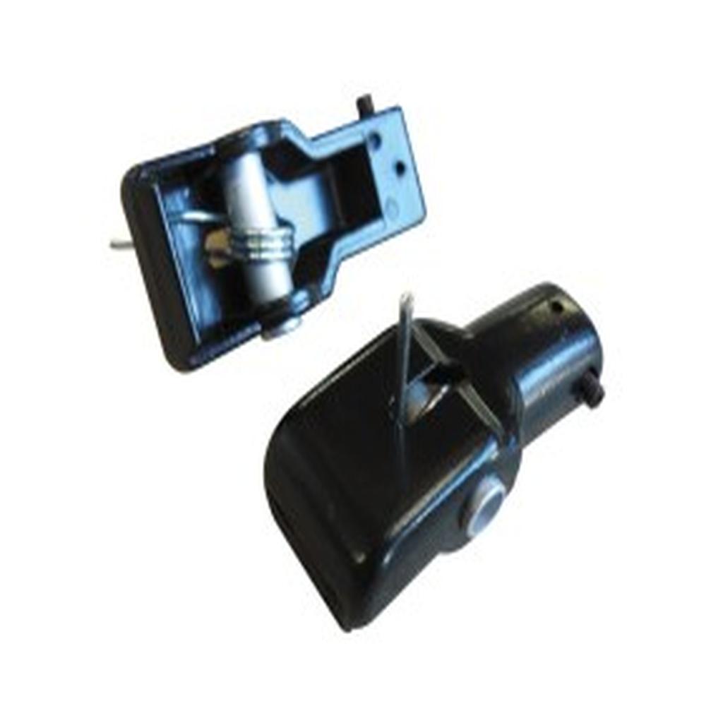 Brake Shoe, Ansa, with Spring, Black, to suit Grande Seat Walker