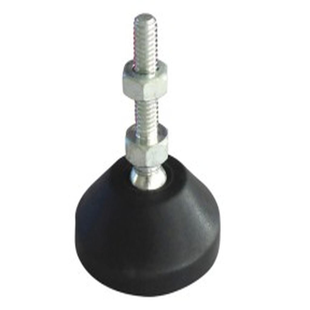 Foot, Rubber, Black, Unicare Health, to suit Treatment Table