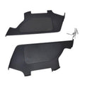 Armrest Panel, Pair, Fixed Armrest, Plastic, with Rivets, Black, Breezy, to suit BasiX Wheelchair