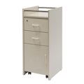 Bedside Cabinet, 2 Drawer & 1 Door, with Lock, Unicare