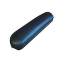 Armpad, Desk Length, 254 x 55mm, Vinyl, Navy, Padded, with 84mm Hole Centres, Ansa