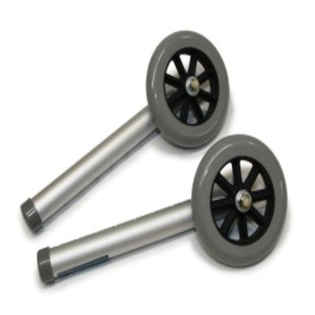 Walking Frame Accessories, Wheels, 125mm (5in.), Fixed, Ansa, to suit Folding Walking Frame