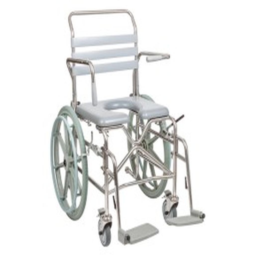 Shower Commode, Self Propelled, Swingaway Footplate, 510mm, Juvo, Xtra Care (SWL 300Kg)