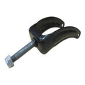 Castor Fork, Front, Steel, Black, Ansa, to suit Ansa Echo Ward Manual Wheelchair
