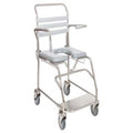 Shower Commode, Attendant Propelled, Sliding Footplate, 510mm, Juvo, Xtra Care (SWL 300kg)