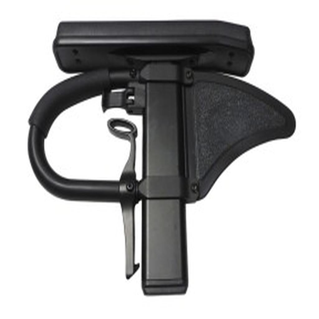 Armrest, Single Post, Height Adjustable, Low, Contour, Desk Length,