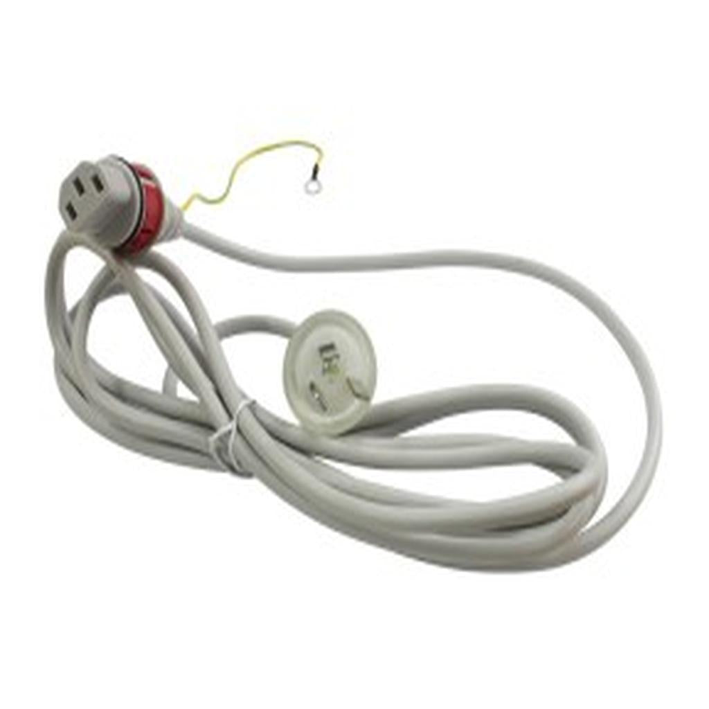 Cable, Mains Power, 3200mm (126in.), Grey, with Earth, Linak