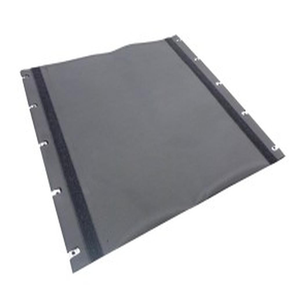 Seat Upholstery, 520mm (20.5in.), Nylon, Black, with Mounting Rails, Glide, to suit G2 Series Manual Wheelchair