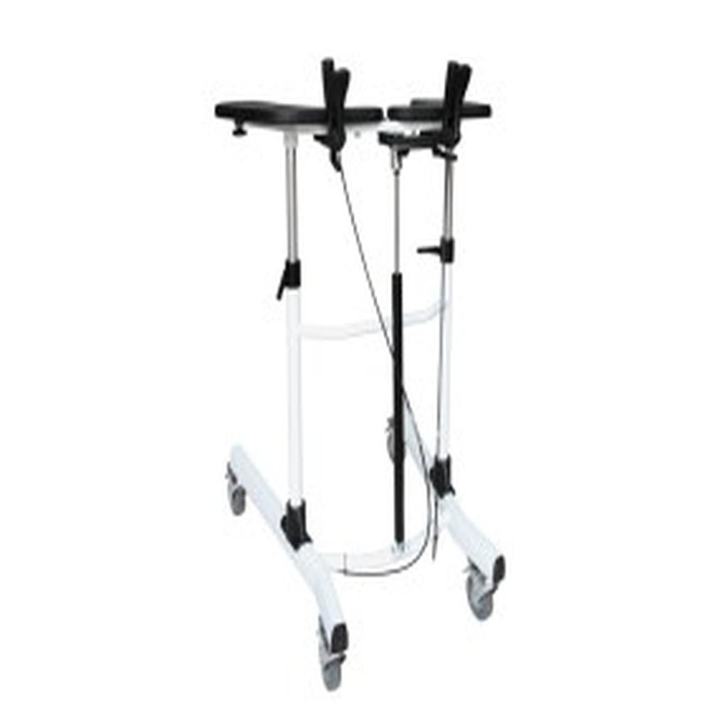 Forearm Walker, White, Gas Assist Height Adjustment, with Wheels, Unicare (SWL 200kg)