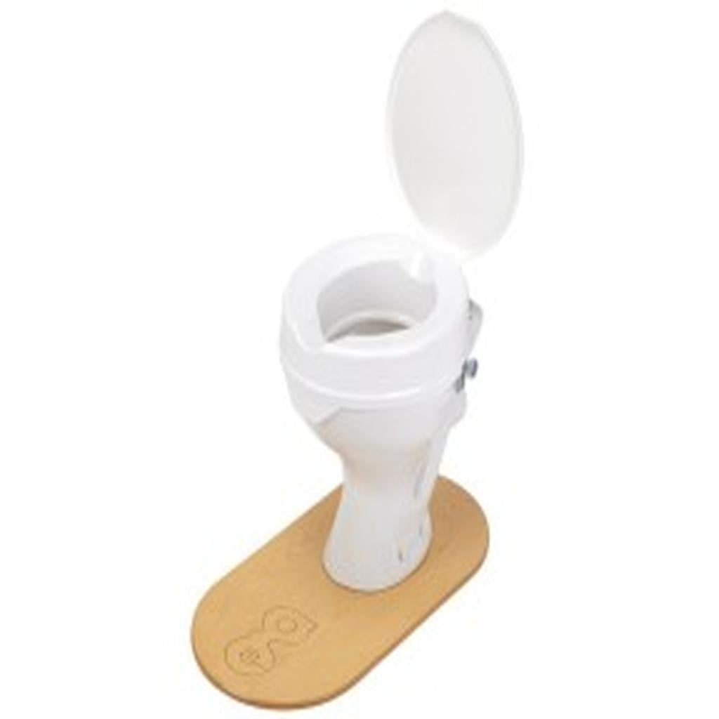 Raised Toilet Seat, with Arms (SWL 150kg)