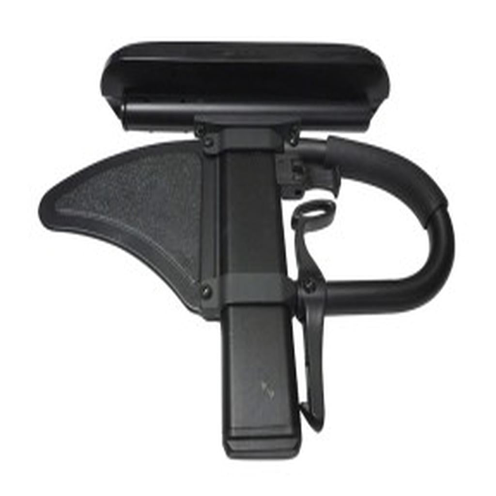 Armrest, Single Post, Height Adjustable, Low, Classic, Desk Length, Left Hand