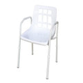 Shower Chair, Steel, with Arms, Ansa (SWL 175kg)