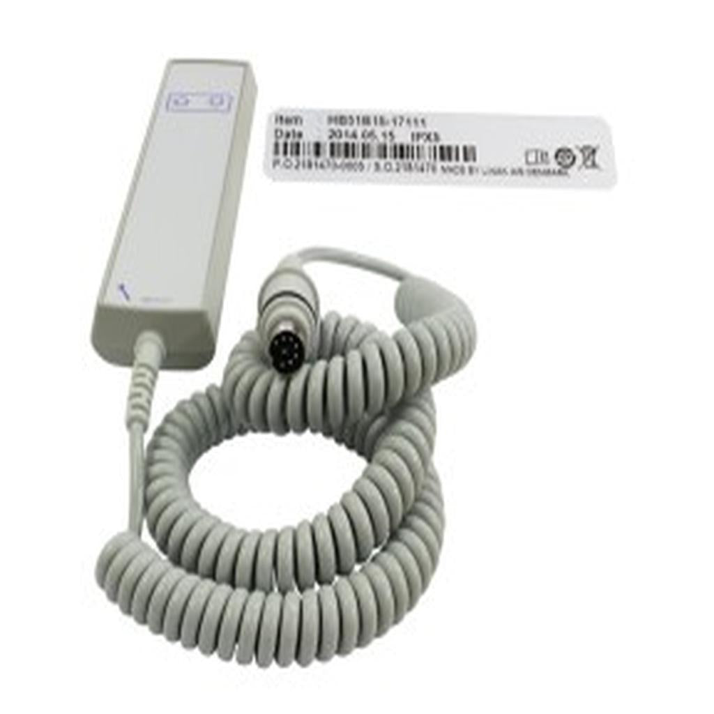 Handset, 2 Button, Grey, 8 Pin DIN (Round) Plug, Linak HB50, to suit Oxford Advance Lifting Hoist Standard Control Box