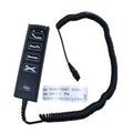 Handset, 8 Button, Black, 10 Pin Modular (Flat) Plug, Linak HB70, to suit Invacare Bed