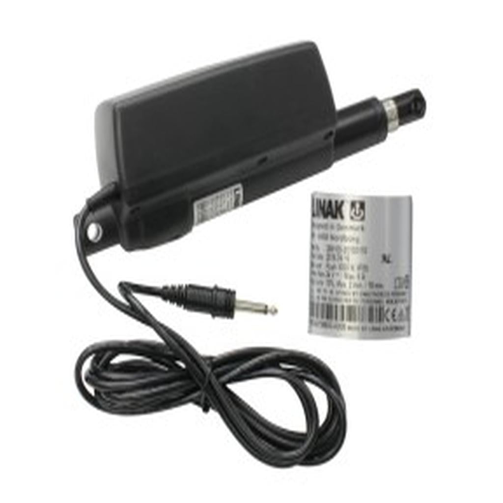 Linear Actuator, 100mm (4in.), Black, Single Pin Mono Plug, Linak LA28