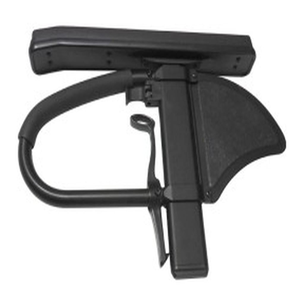 Armrest, Single Post, Height Adjustable, Standard, Contour, Full Length,