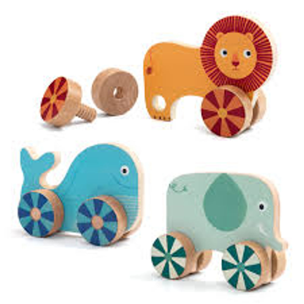 Djeco Wood Screw Vis n Roll