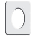 Commode Seat, Handmade, 410mm (16in.), Closed Front, Vinyl, Ansa, Teen