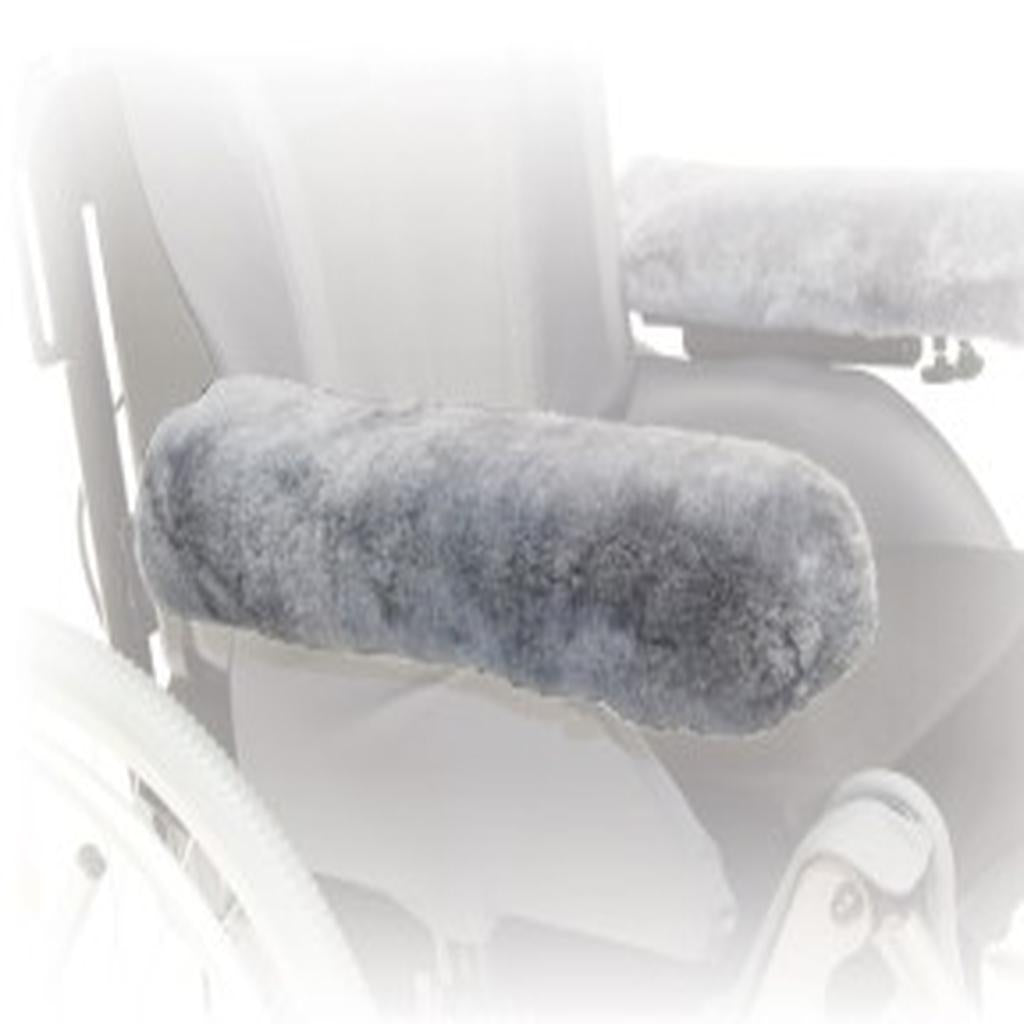 Wheelchair Accessories, Sheepskin Covers, Armests, Standard Full Length, Pair