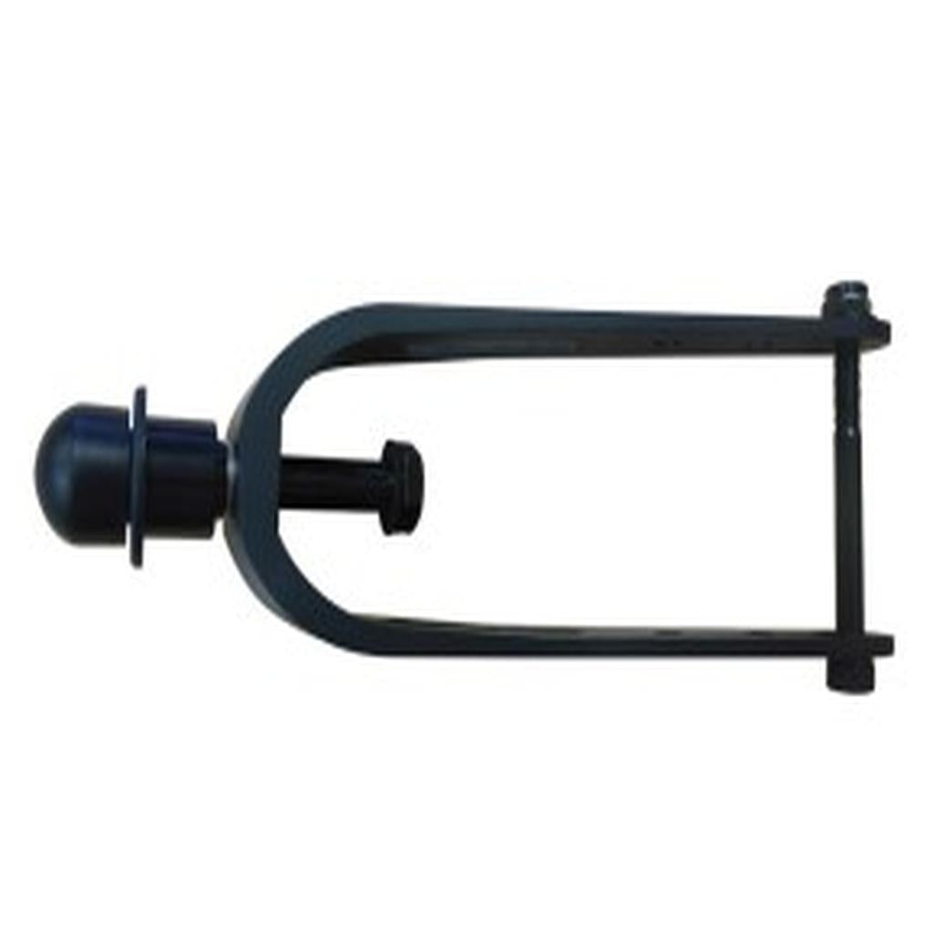 Castor Fork, Front, Aluminium, Black, with Pintle Bolt, Breezy, to suit Breezy BasiX Manual Wheelchair