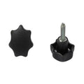 Handwheel, Plastic, Black, Ansa, to suit Fixed Over Bed / Chair Table