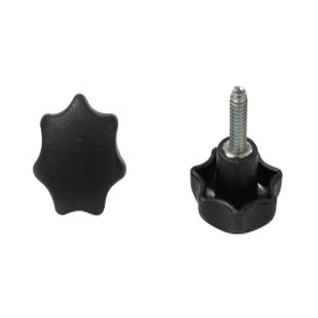 Handwheel, Plastic, Black, Ansa, to suit Fixed Over Bed / Chair Table