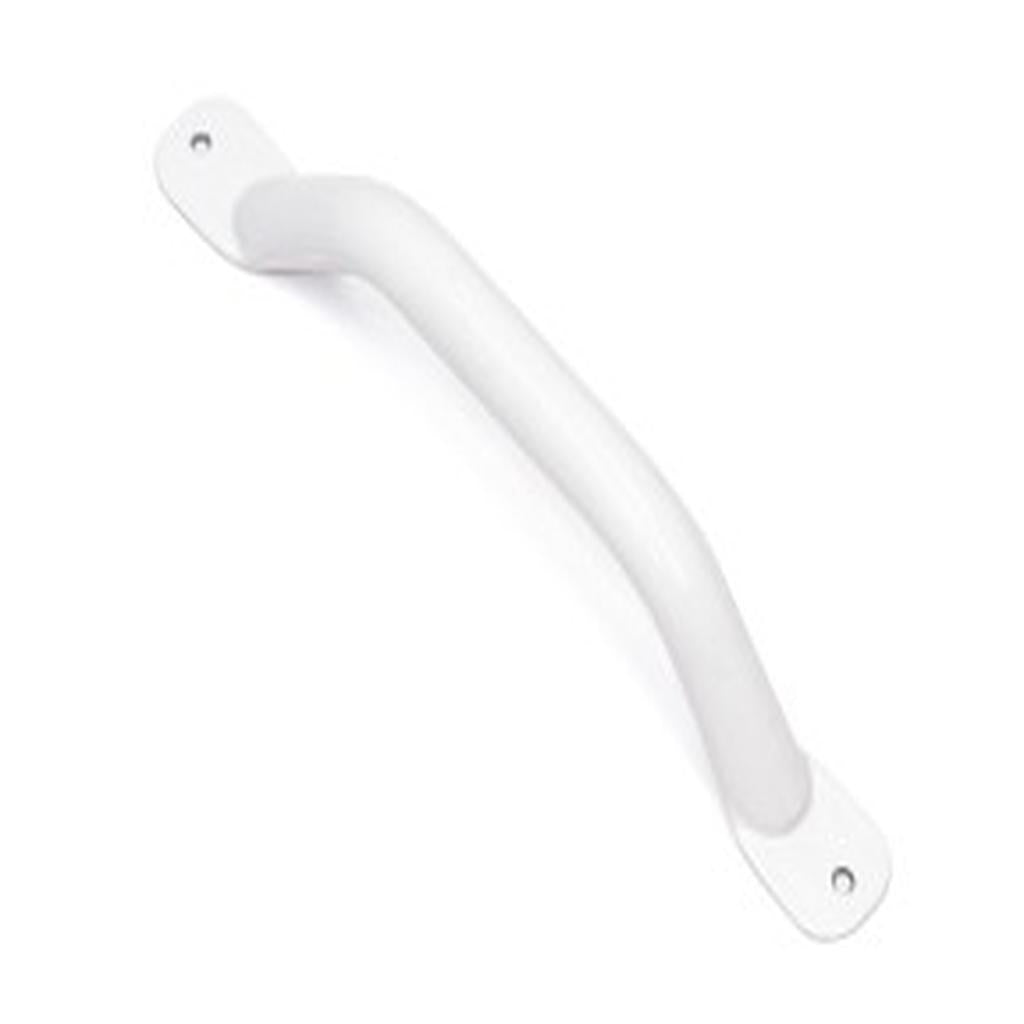 Grab Rail, Stainless Steel, Single Hole, 25 x 300mm, White