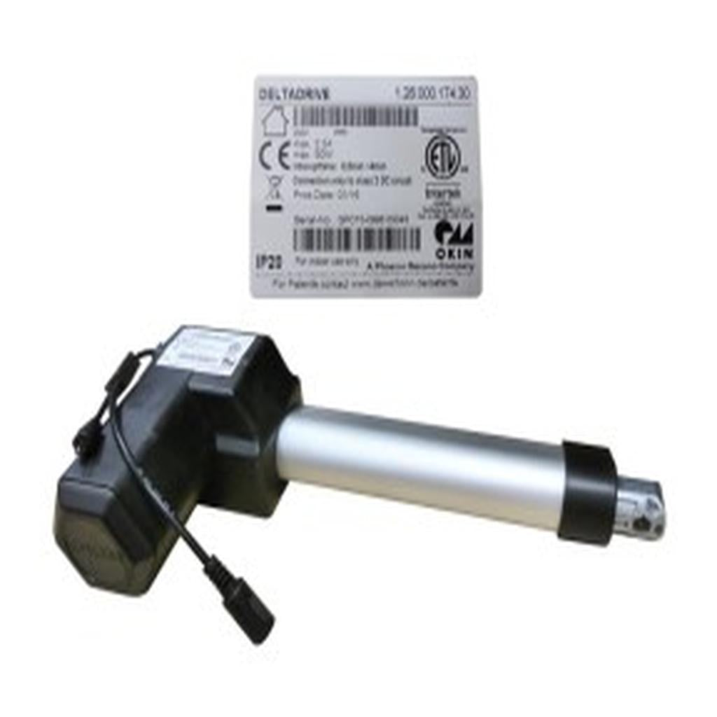 Linear Actuator, Black, Okin Deltadrive 1.28.000.174.30, to suit Topform 1 Motor Lift & Recline Chair