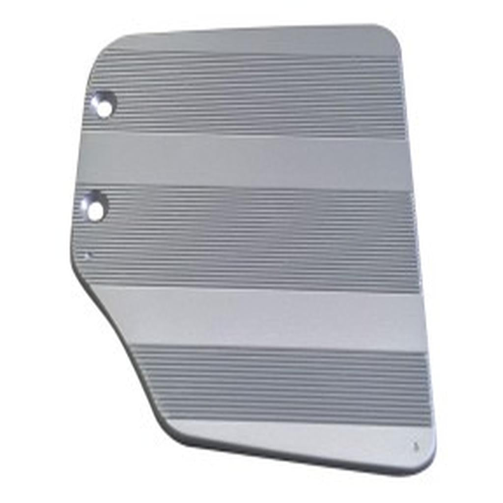 Footplate, 400mm (15.5in.), Aluminium, Silver, Left Hand, Otto Bock, to suit Discovery Manual Wheelchair