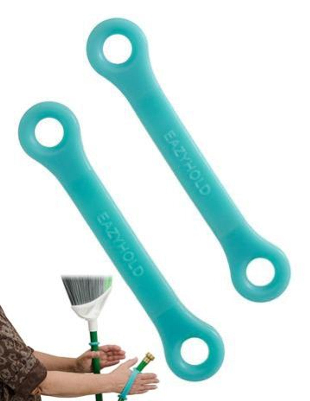 EazyHold Two Pack Aqua 6 1/2"