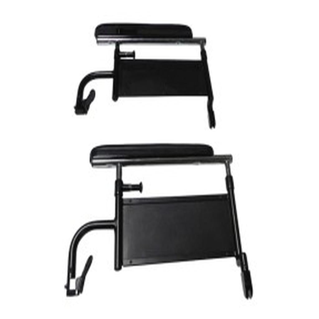 Armrest, Ansa, to suit Ultimate MWC, Full Length, Height Adjustable, Black, Pair