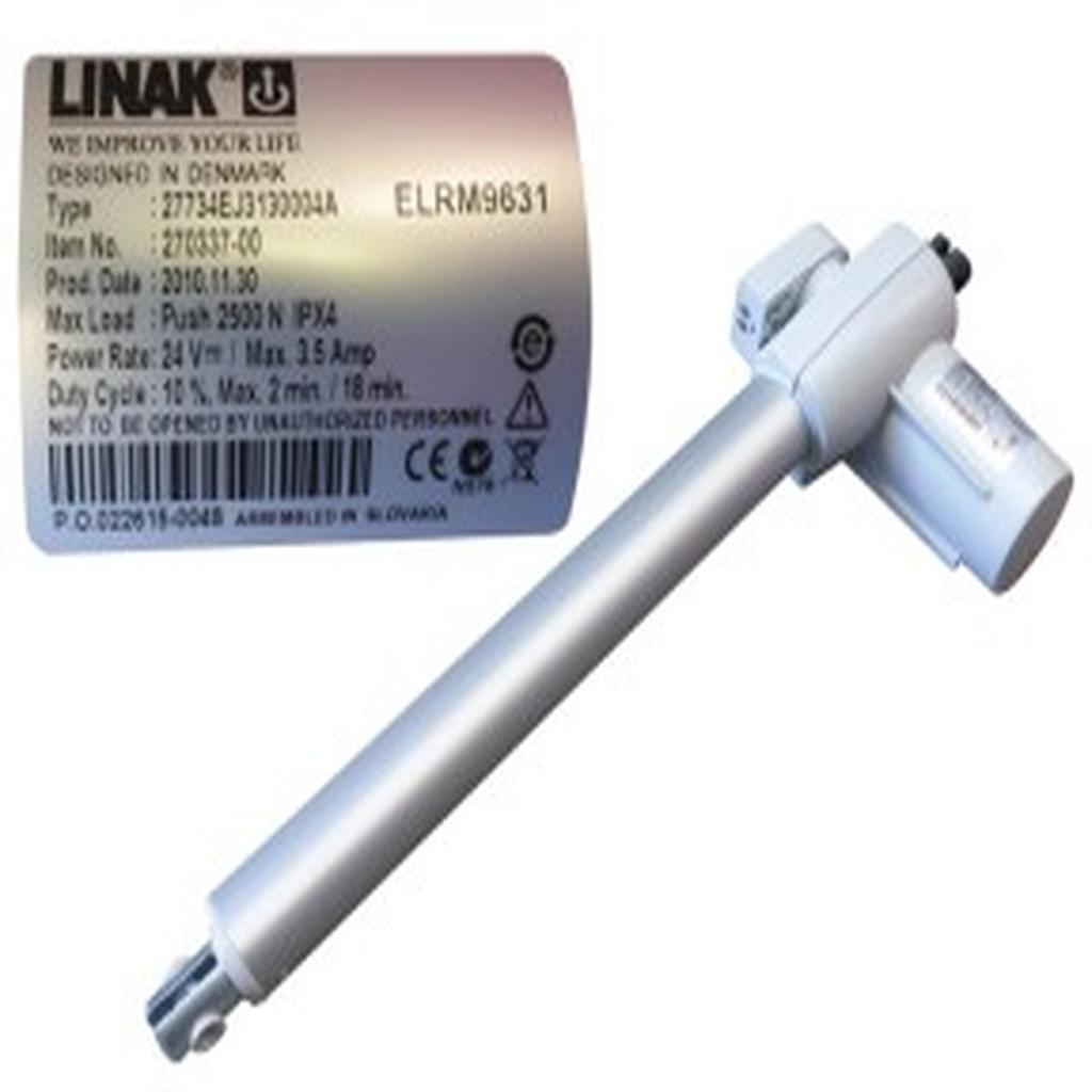 Linear Actuator, 300mm (12in.), Grey, Minifit, Linak LA27C, to suit Howard Wright Bed