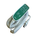 Handset, 4 Button, Grey [Green], 8 Pin DIN (Round) Plug, with Battery and Service Lights, Linak HB80