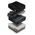 Seat Cushion, 360 x 360mm (14 x 14in.), Fluid Insert, with Cover, Jay Fusion