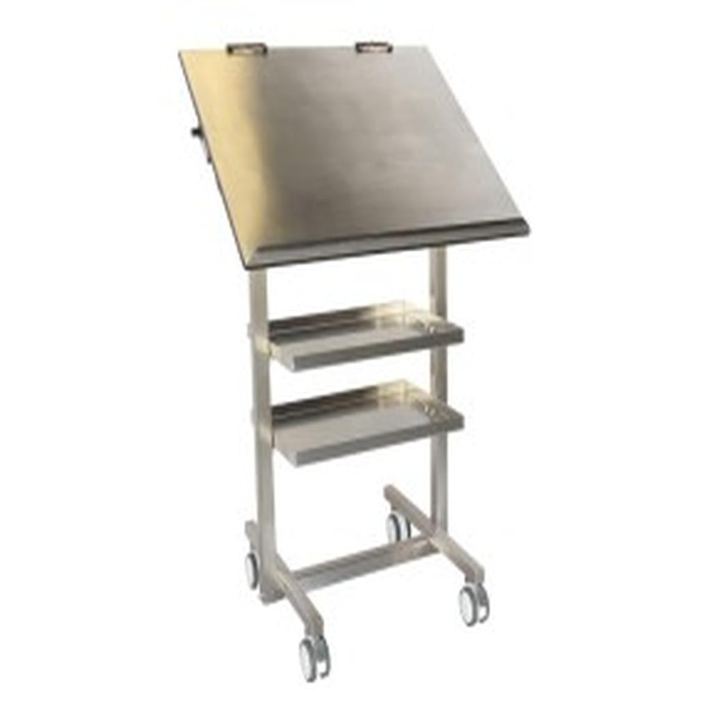 Flow Chart Table, Stainless Steel, with Stainless Steel Top, Juvo