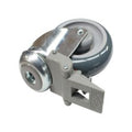 Castor, Braking, 125mm (5in.), Polyurethane, Grey, with Fork, Kcare, to suit KH404F Lifting Hoist