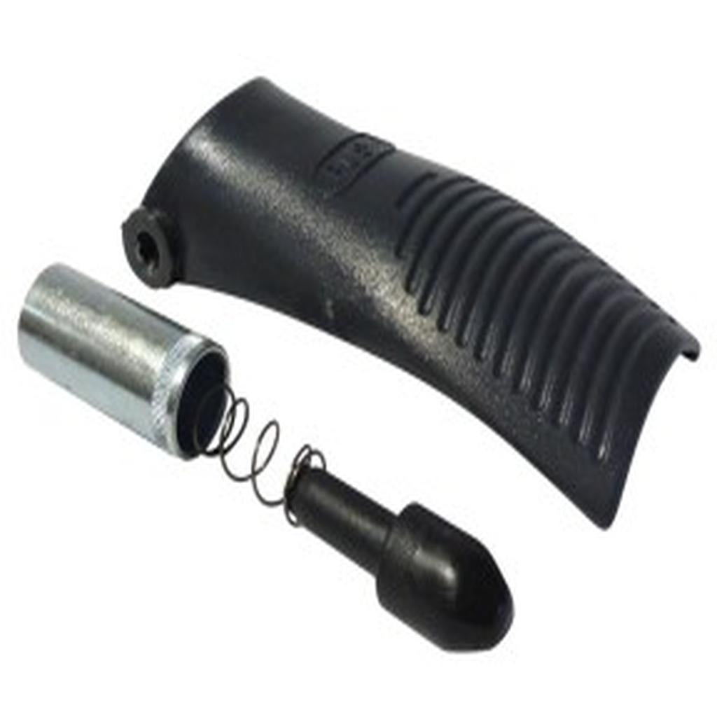 Legrest Release Lever, Plastic, Grey, with Pin and Spring, Breezy, to suit Lightweight Wheelchair
