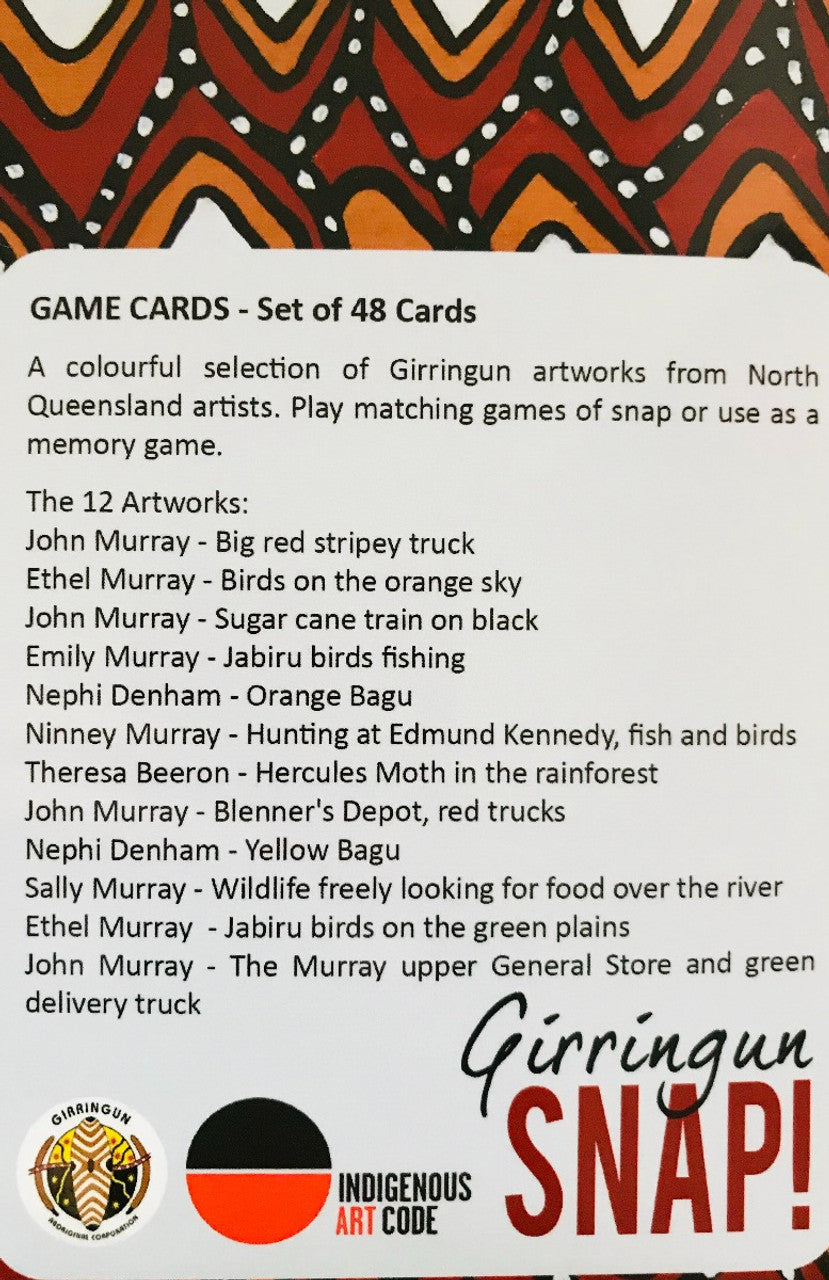 Riley Callie Girringun Snap Cards