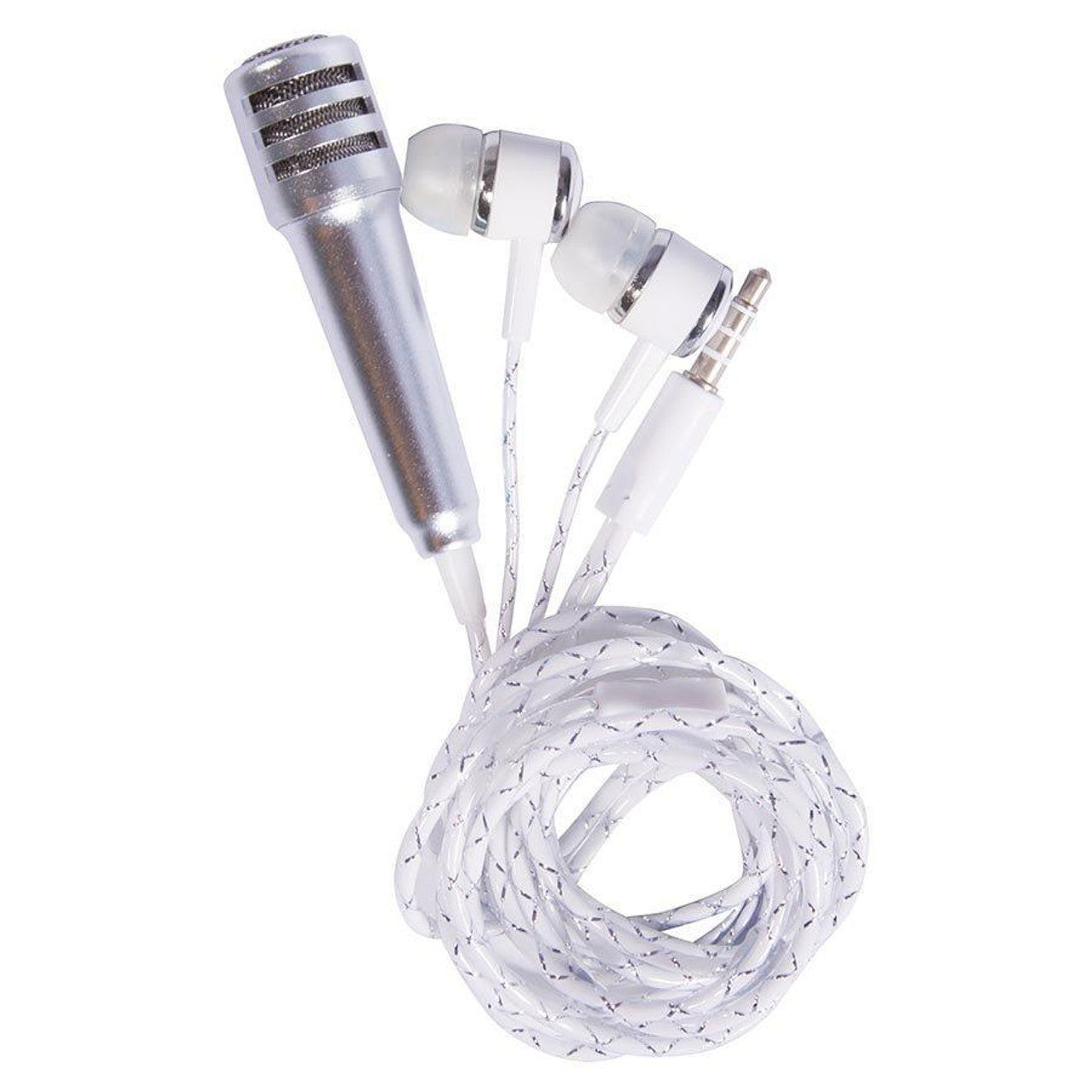 Smart Phone Karaoke - Microphone & Earbuds