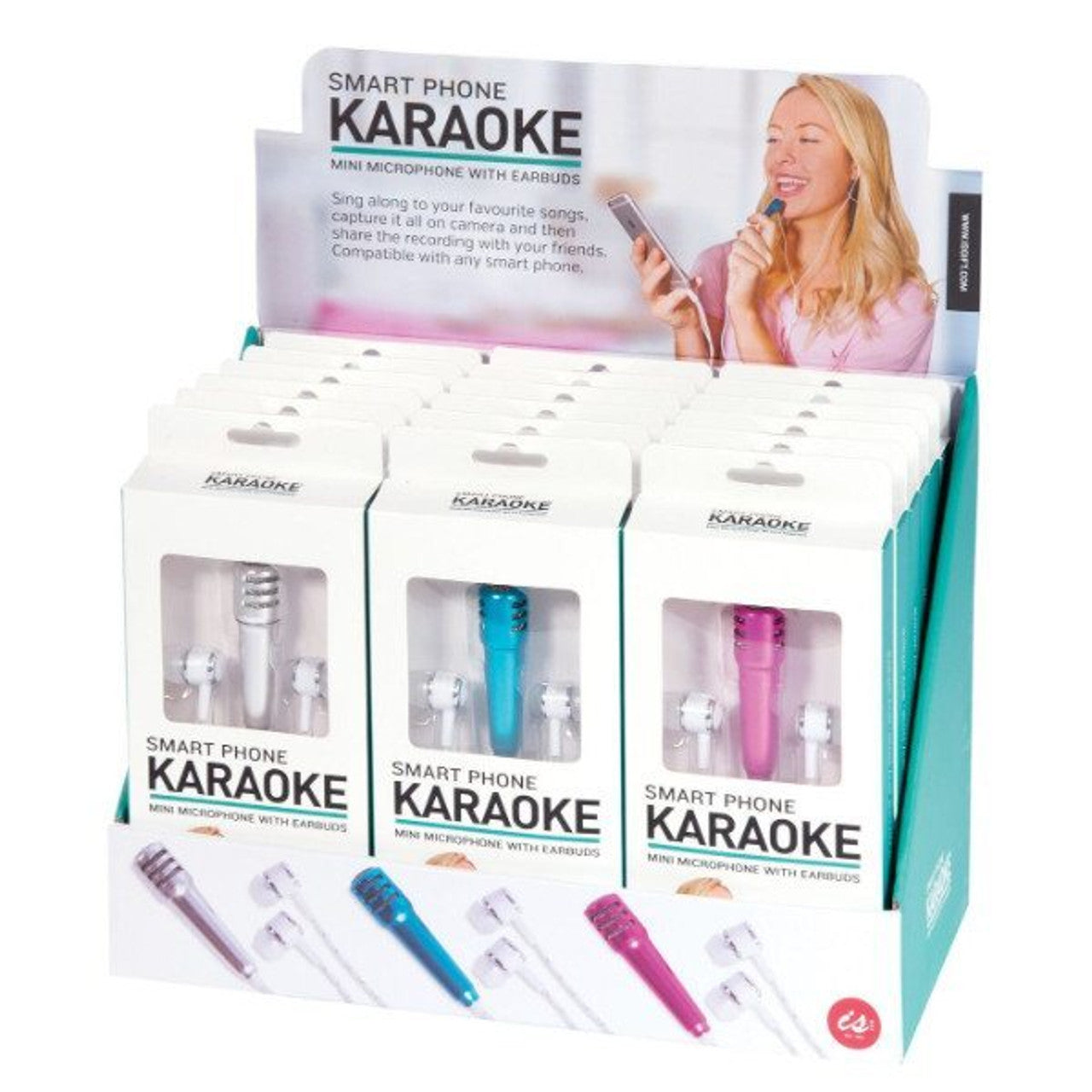 Smart Phone Karaoke - Microphone & Earbuds