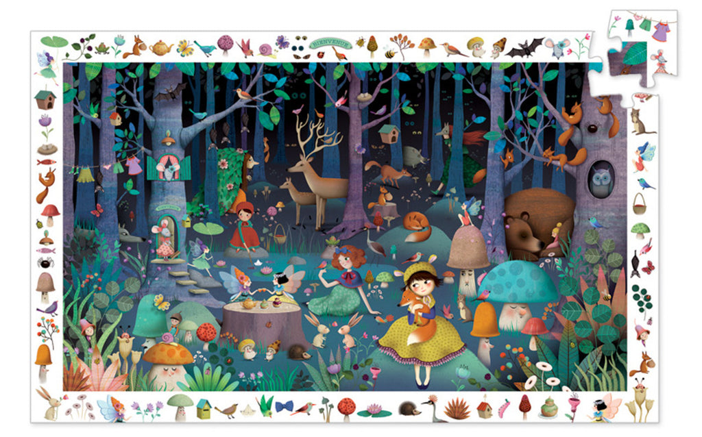 Observation Puzzle Enchanted Forrest 100 Pieces