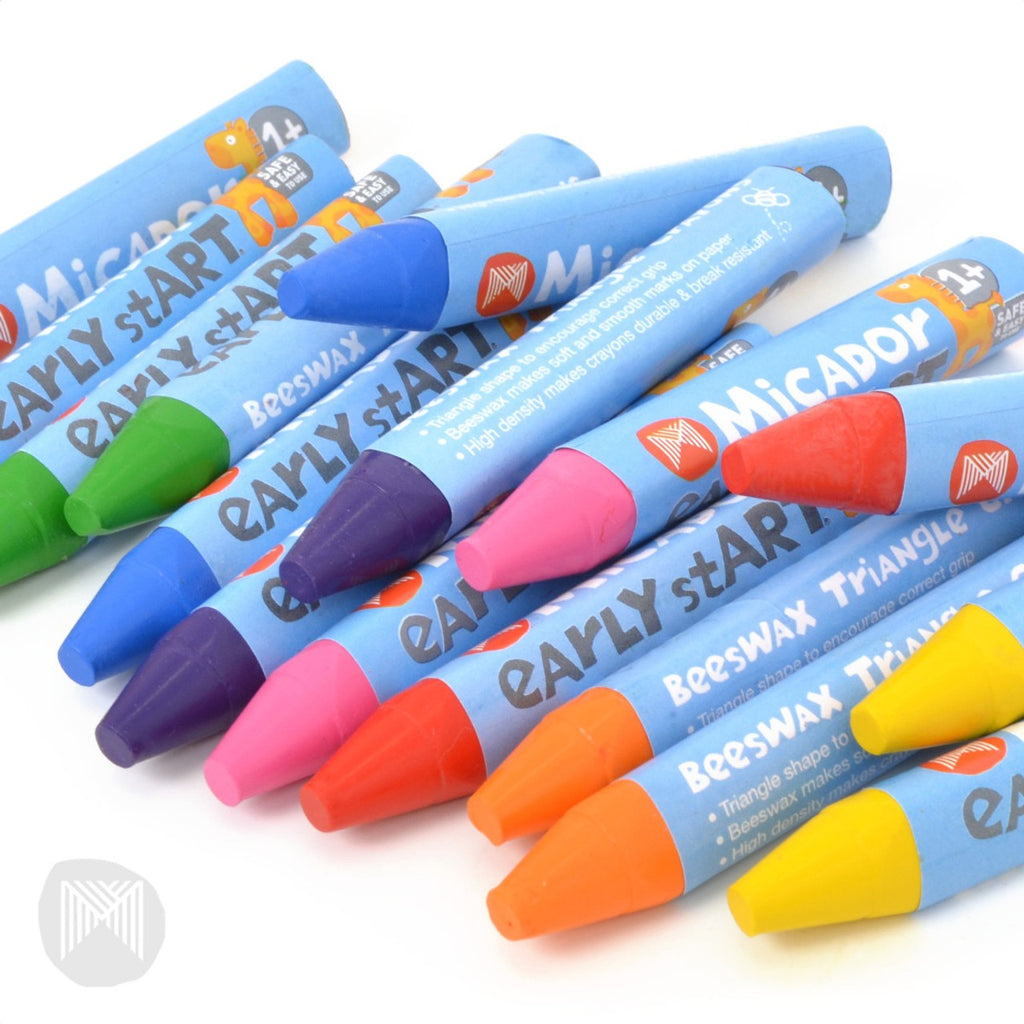 Micador Softies Tri-Grip Crayons