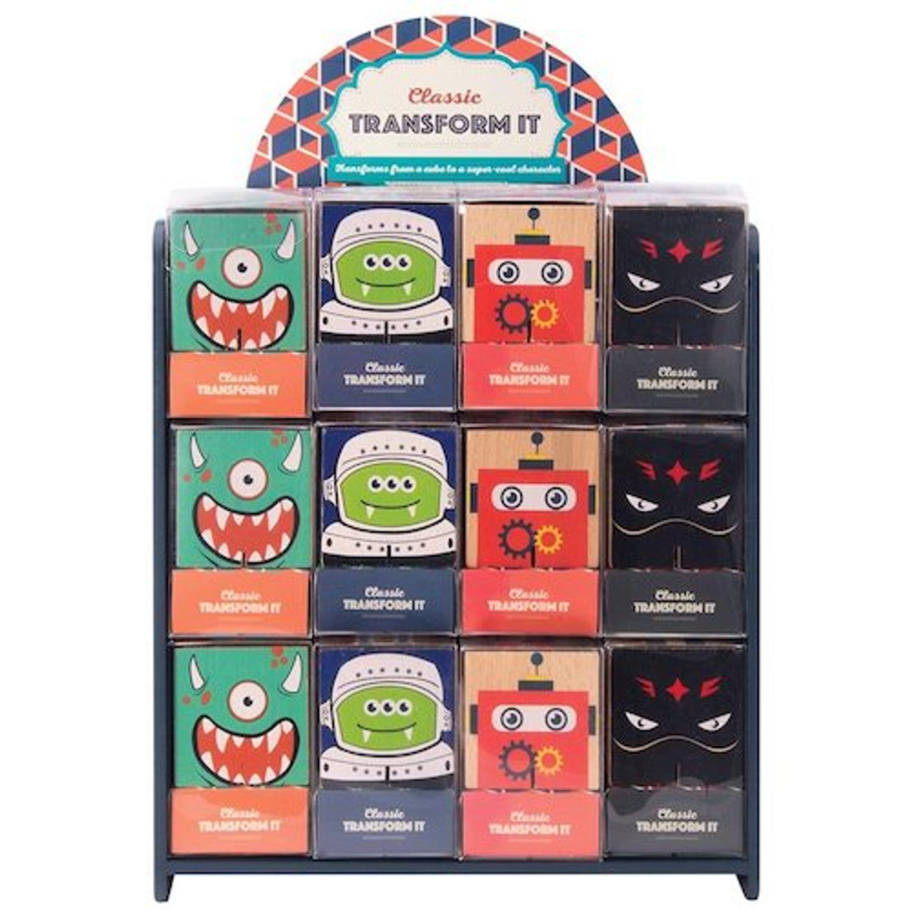 Transform It Wooden Puzzle Characters