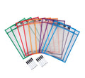 Write 'n' Wipe Paper Saver Sleeves with Pens and Erasers