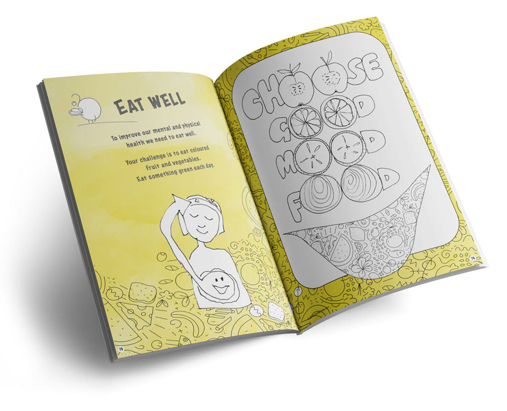 Zone On - Gratitude & Mindful Colouring Journal